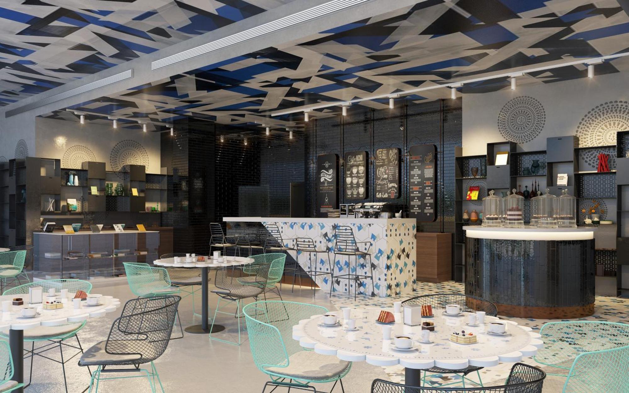 Moevenpick Hotel & Apartments Ghala Mascate Extérieur photo The interior of the restaurant
